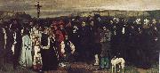Gustave Courbet Ornans funeral Spain oil painting artist